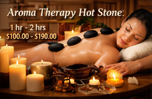Aroma Therapy Hot Stone massage at Thai Elegance Wellness