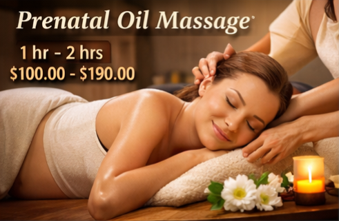 Prenatal Oil Massage at Thai Elegance Wellness